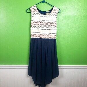 Anthropologie Dolan Left Coast Collection Boho Embroidered Dress size small